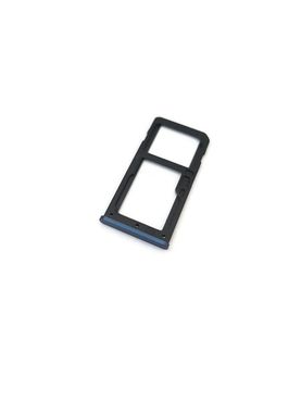 Nokia 6 - Držiak Sim karty, modrý (Originál)