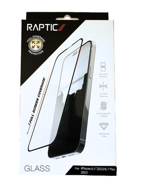 Raptic Full cover glass iphone 15/15pro