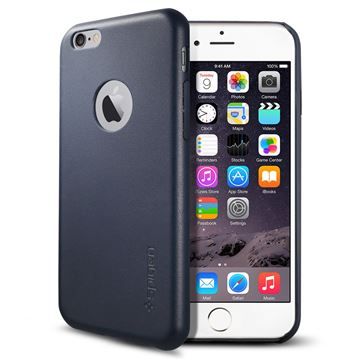 iPhone 6- Spigen Leather Fit, midnight blue